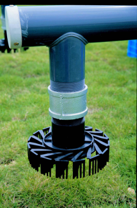 逆流方形冷卻塔布水系統(tǒng)結(jié)構