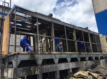 冷卻塔填料如何換？